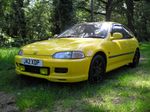 Highlight for Album: SOLD - RARE 1992 Yellow EG6 Honda Civic SIR2