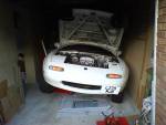 Stu\'s mx5 stripped down for turbo install