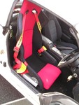 carbon fibre race seat